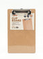 Porte-Documents à Pince A5 Bois - Organisation Professionnelle
