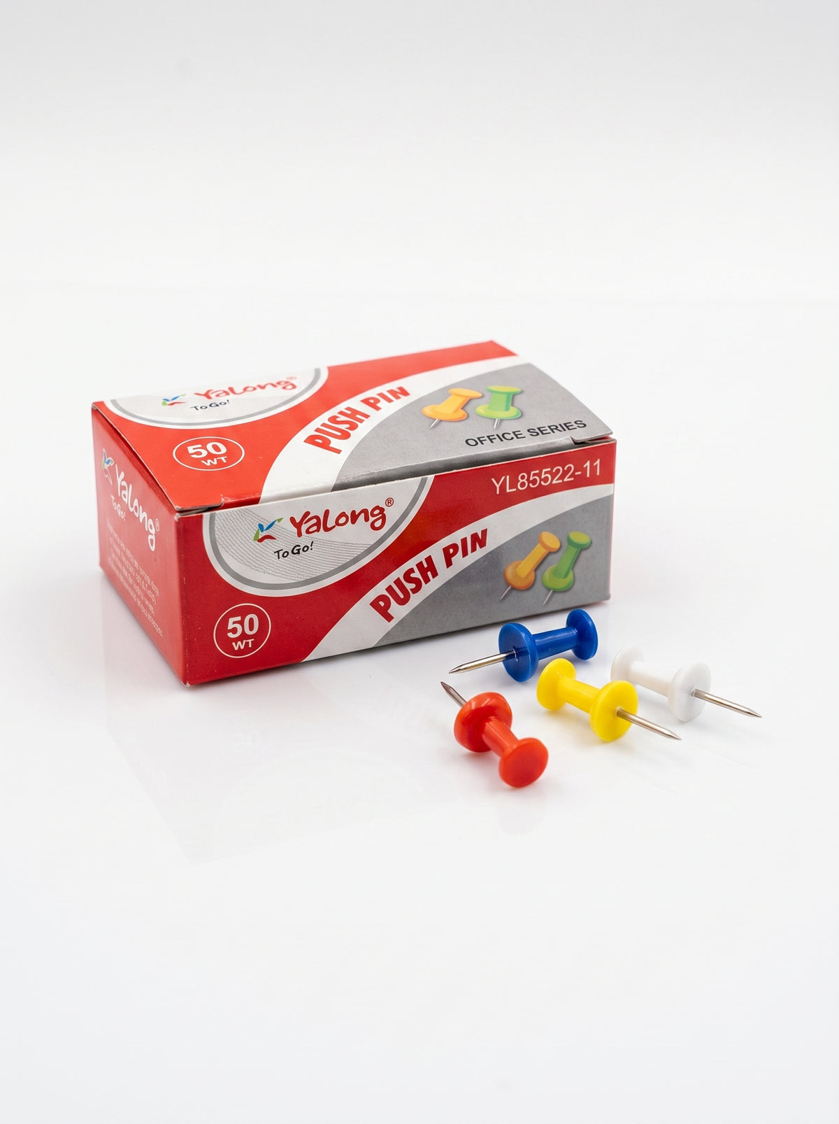 Punaises de signalisation en couleurs 50pcs / yalong to go