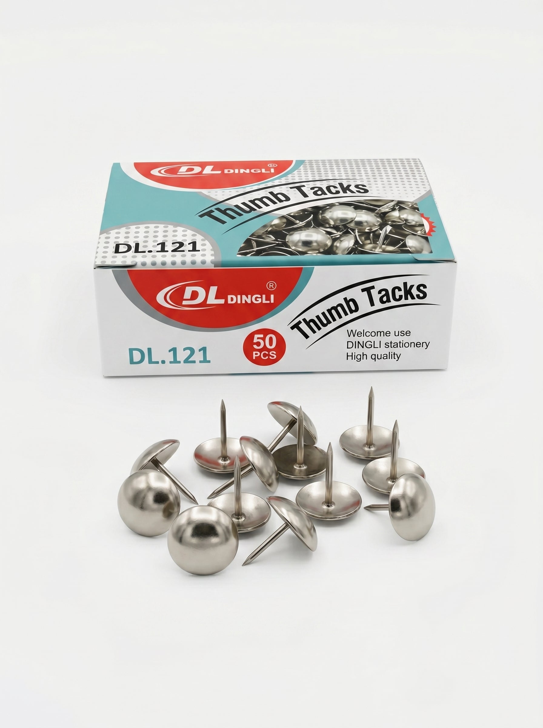 Punaise métal thumb tacks 50pcs / - Punaises Robustes pour Bureau