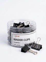 Pince à Clip 24 PCS Métal Noir
