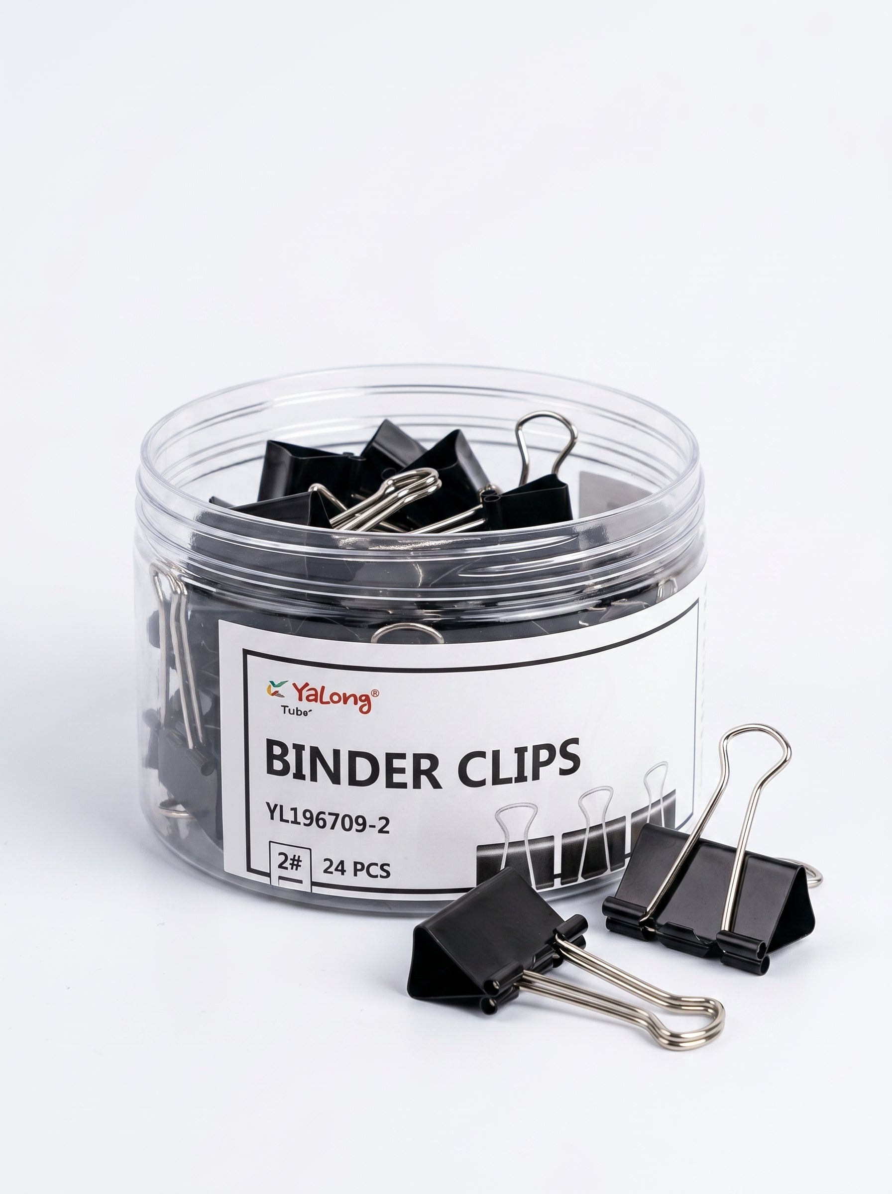 Pince à Clip 24 PCS Métal Noir