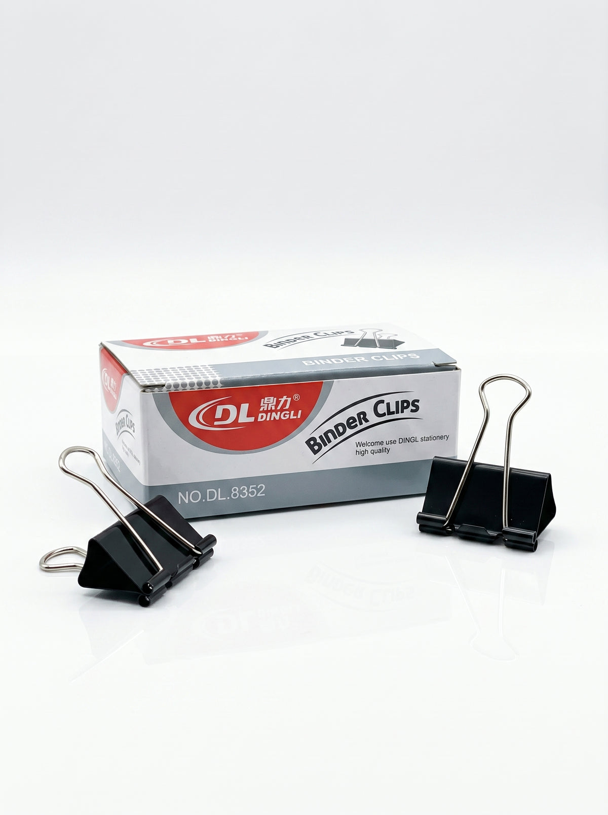 Pince à Clip 12pcs 19 mm dl Métal Noir