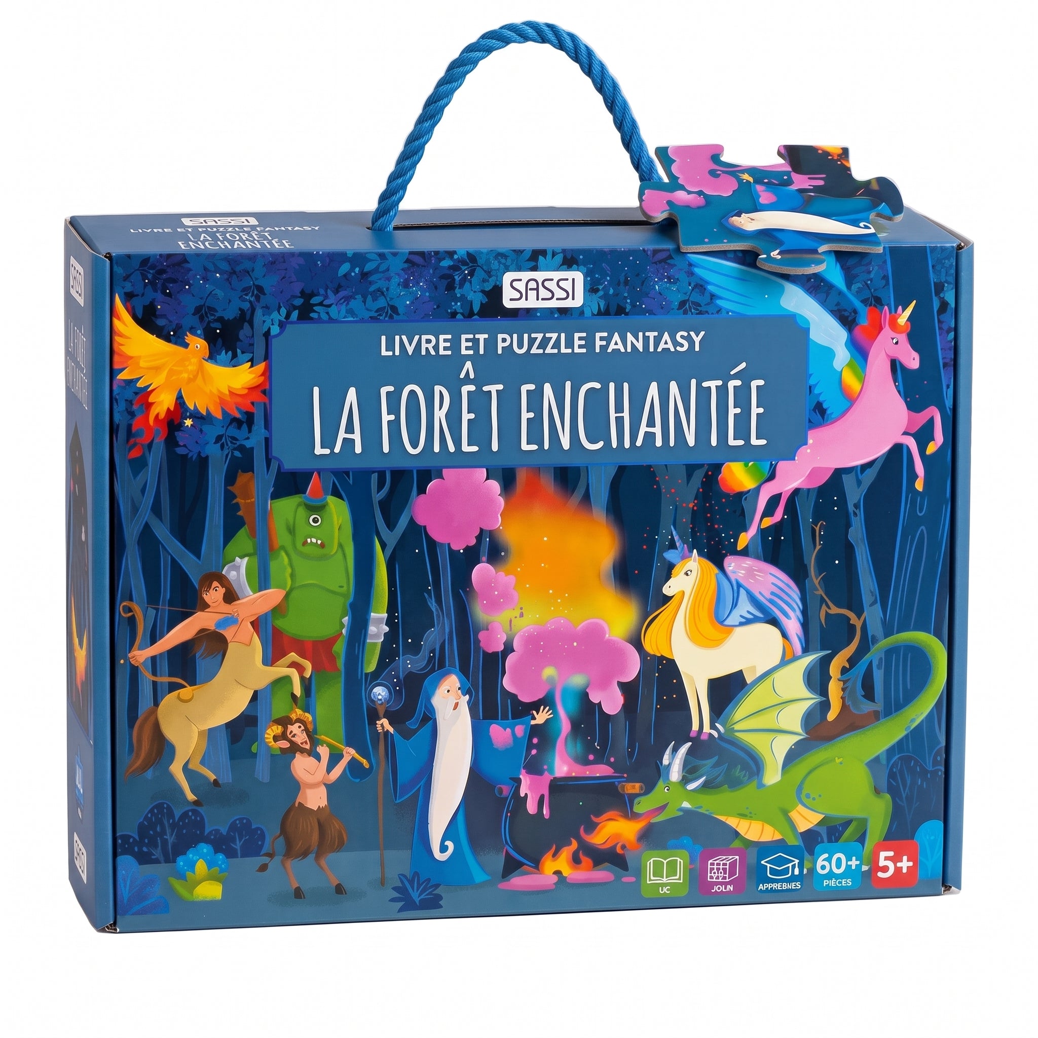 Coffret Livre et Puzzle Fantasy – Jeu Éducatif Enfant Image secondaire du produit