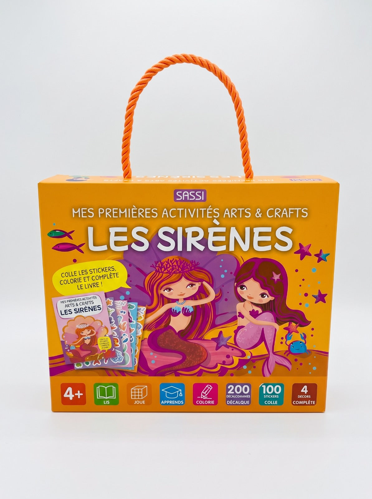 Coffret loisirs créatifs enfant - Valisette d'Activités (Thème Fées ou Château Fort)