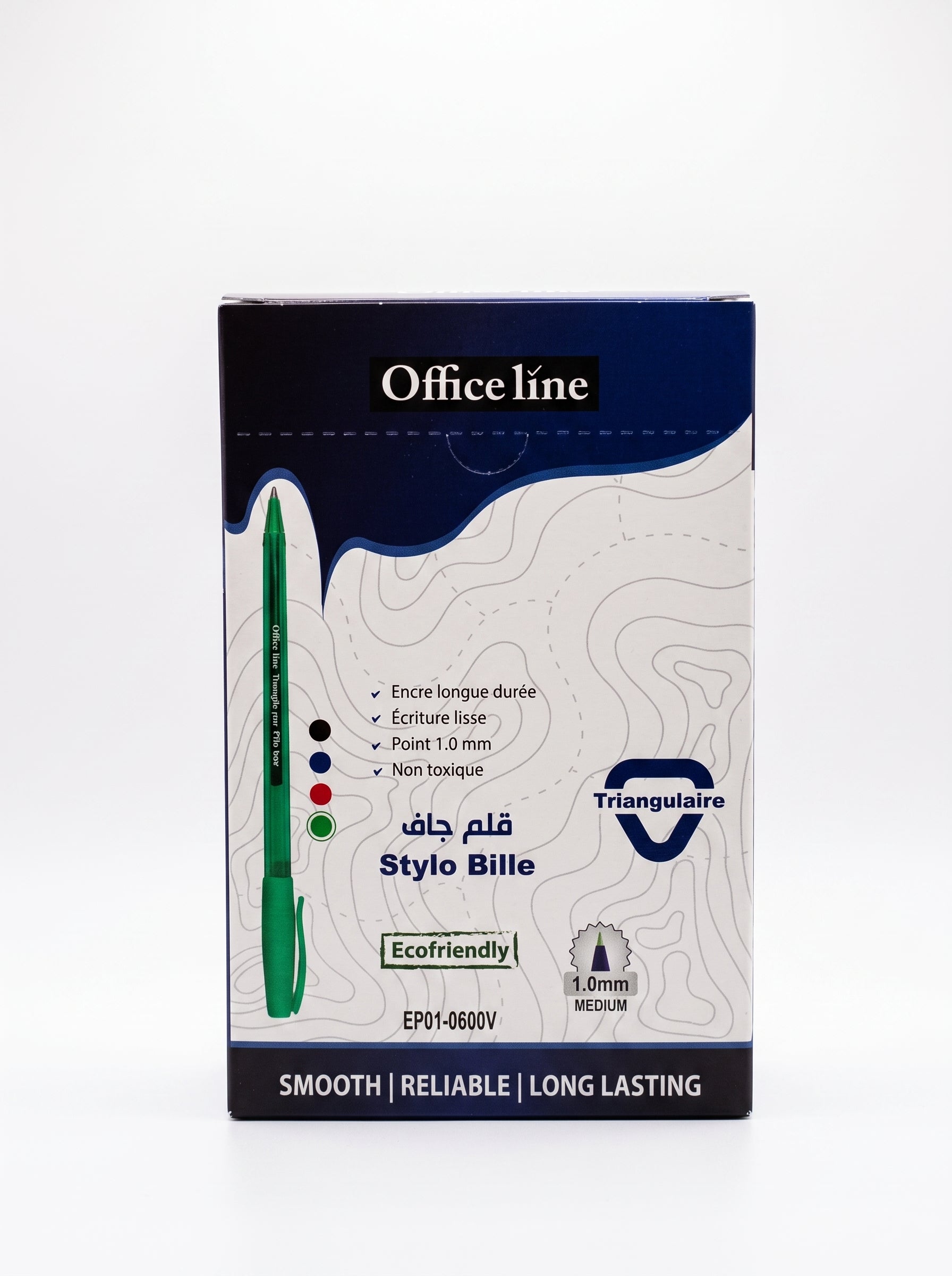 Fournitures Scolaires : Stylo à Bille 0,7 mm Triangle Office Line
