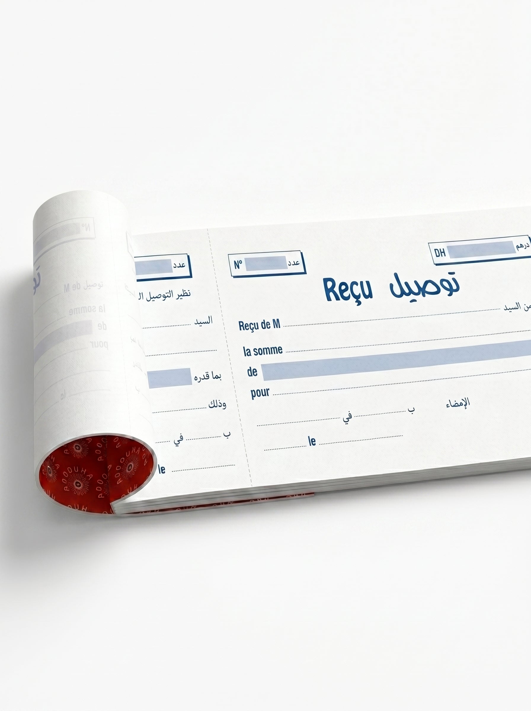 Carnet tوصيل reçu - addouha pour Commerçants et Entreprises