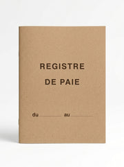 Registre de paie obligatoire - Conforme au Code du Travail Maroc