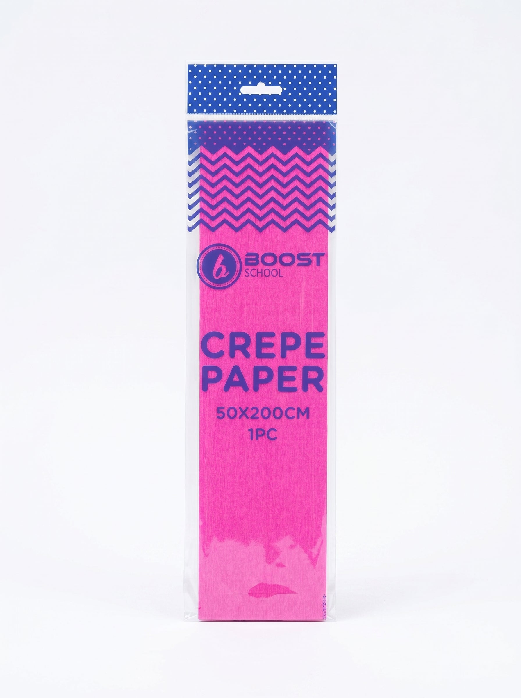Papier crépon métallisé Boost School 50cm x 2m - Effet brillant
