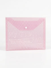 Enveloppe Plastique à Bouton Pression - Chemise Porte-Document pour Bureau et École