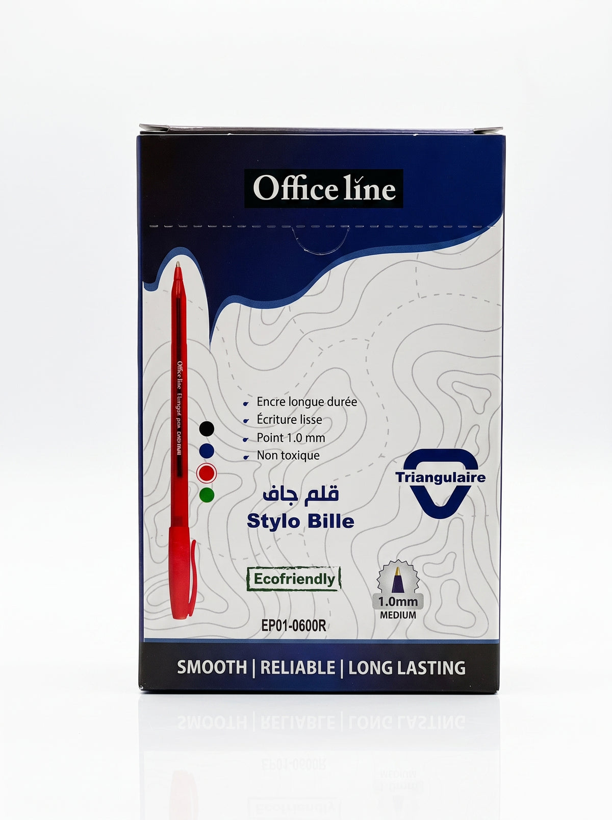 Fournitures Scolaires : Stylo à Bille 0,7 mm Triangle Office Line