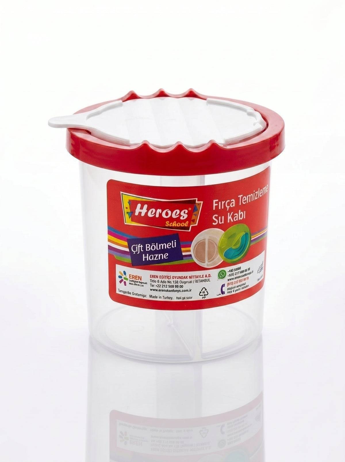 Lave-Pinceaux Pratique pour Fournitures Scolaires et Art