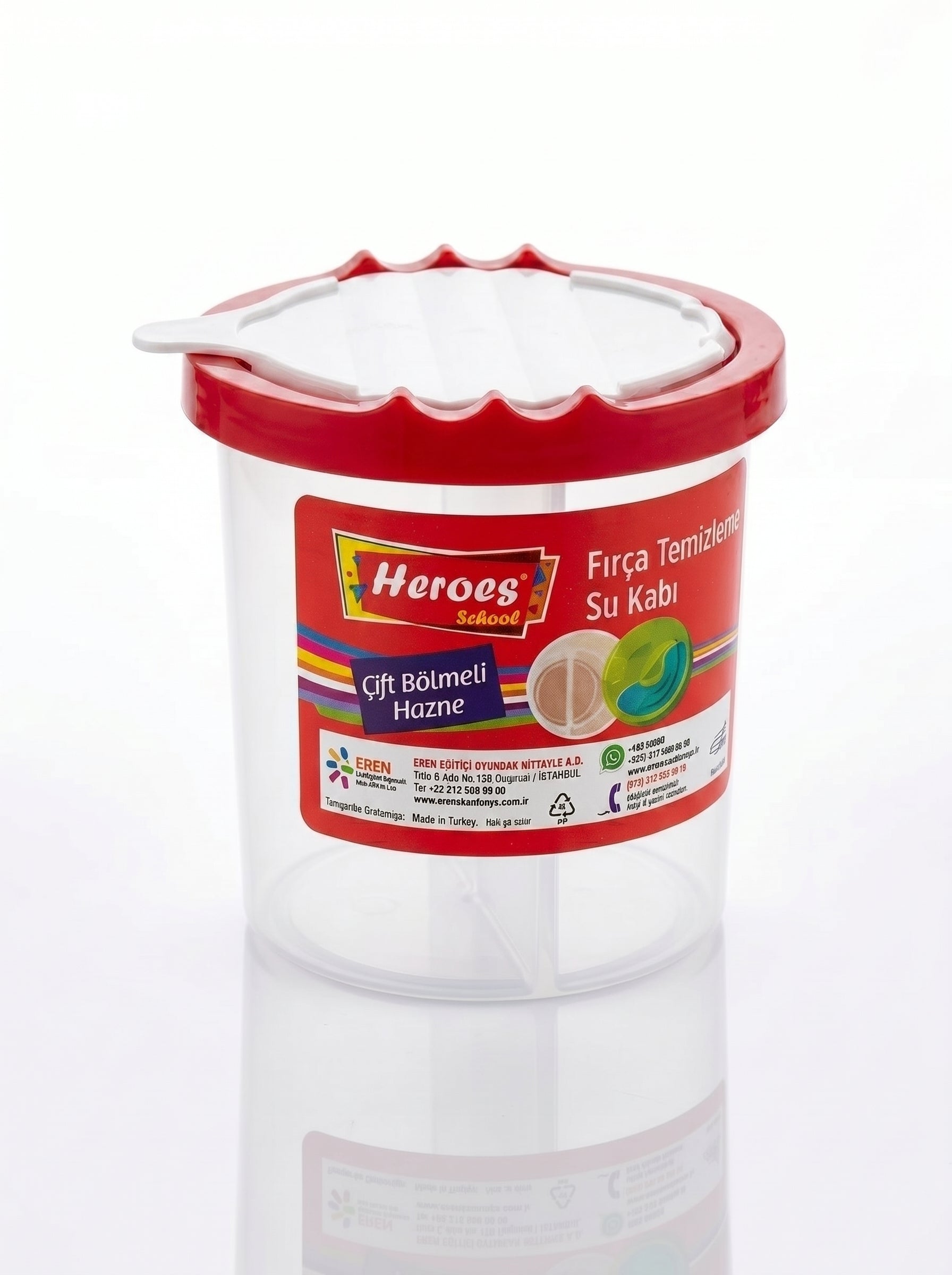 Lave-Pinceaux Pratique pour Fournitures Scolaires et Art