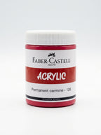 Peinture acrylique Faber-Castell 140ml - Couleurs vives et opaques