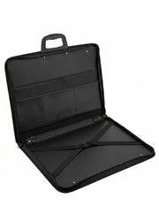 Porte-Documents A4 (24 x 32 cm) - Sacoche Professionnelle Noire