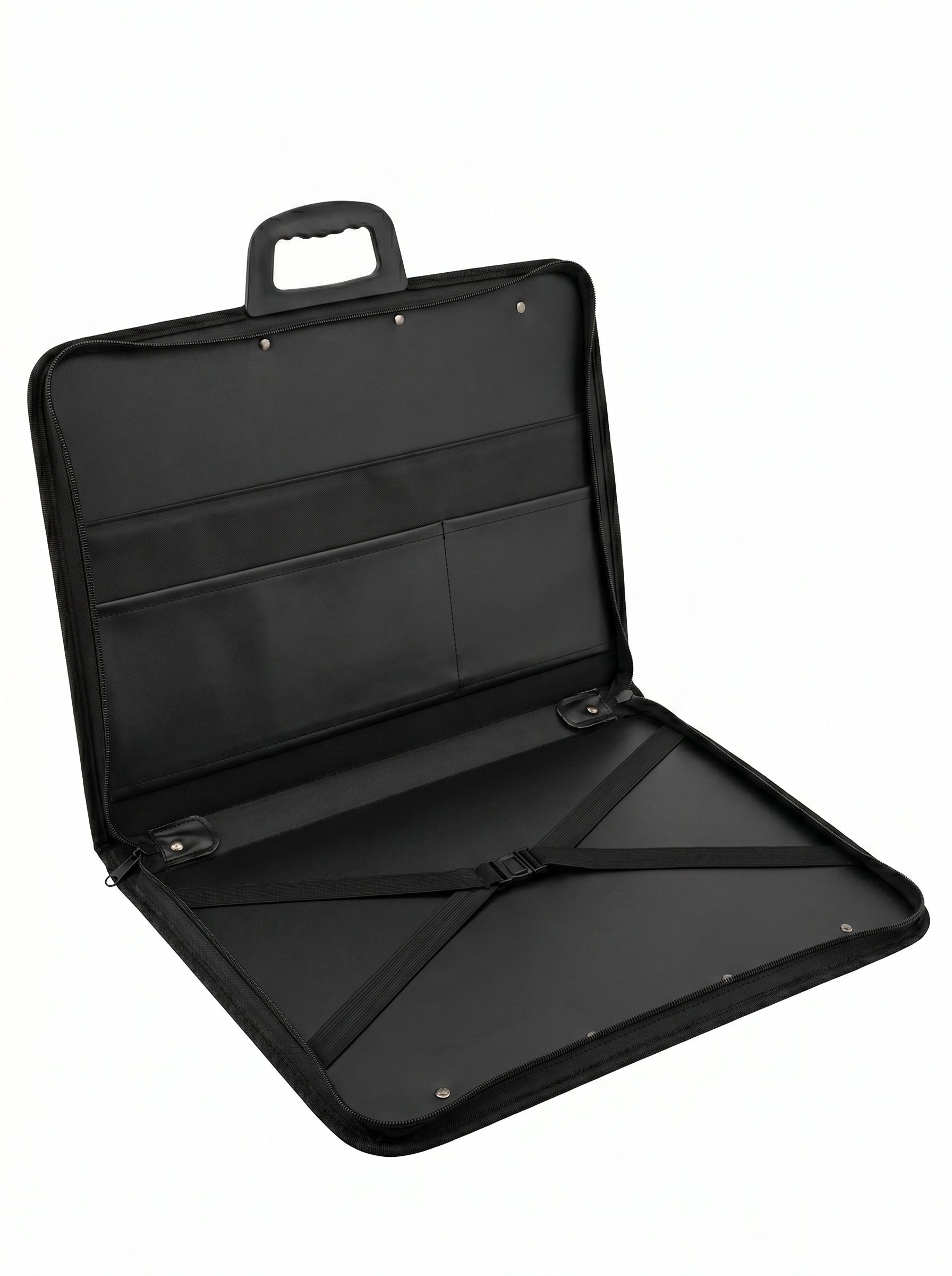 Porte-Documents A4 (24 x 32 cm) - Sacoche Professionnelle Noire