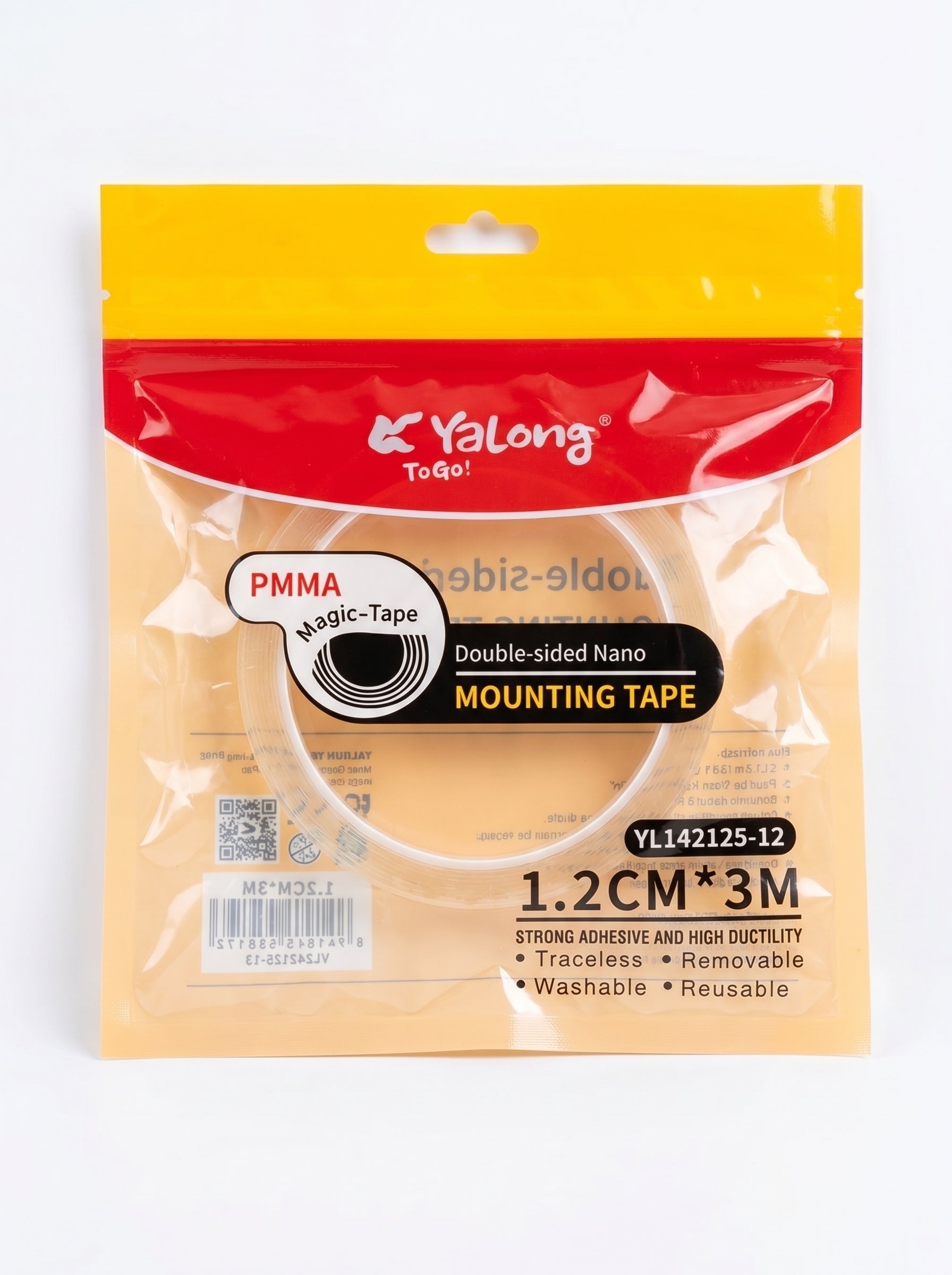 Scotche double face transparent 1.2cm*3m / Yalong To Go