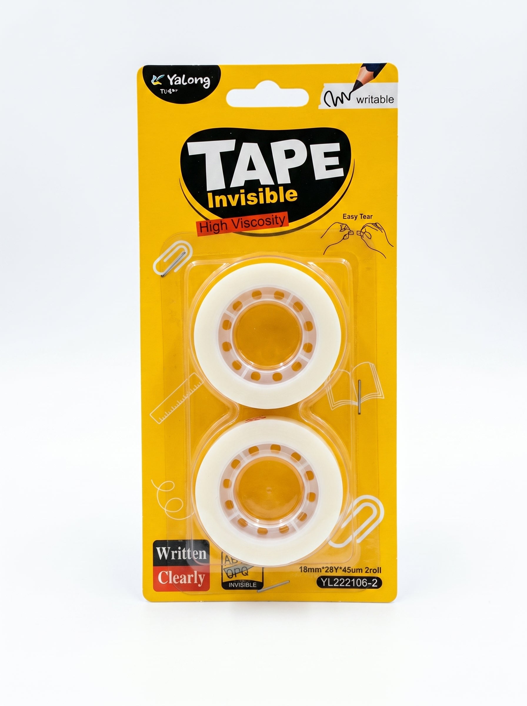 Scotche invisible 2pcs / Yalong To Go Image principale du produit