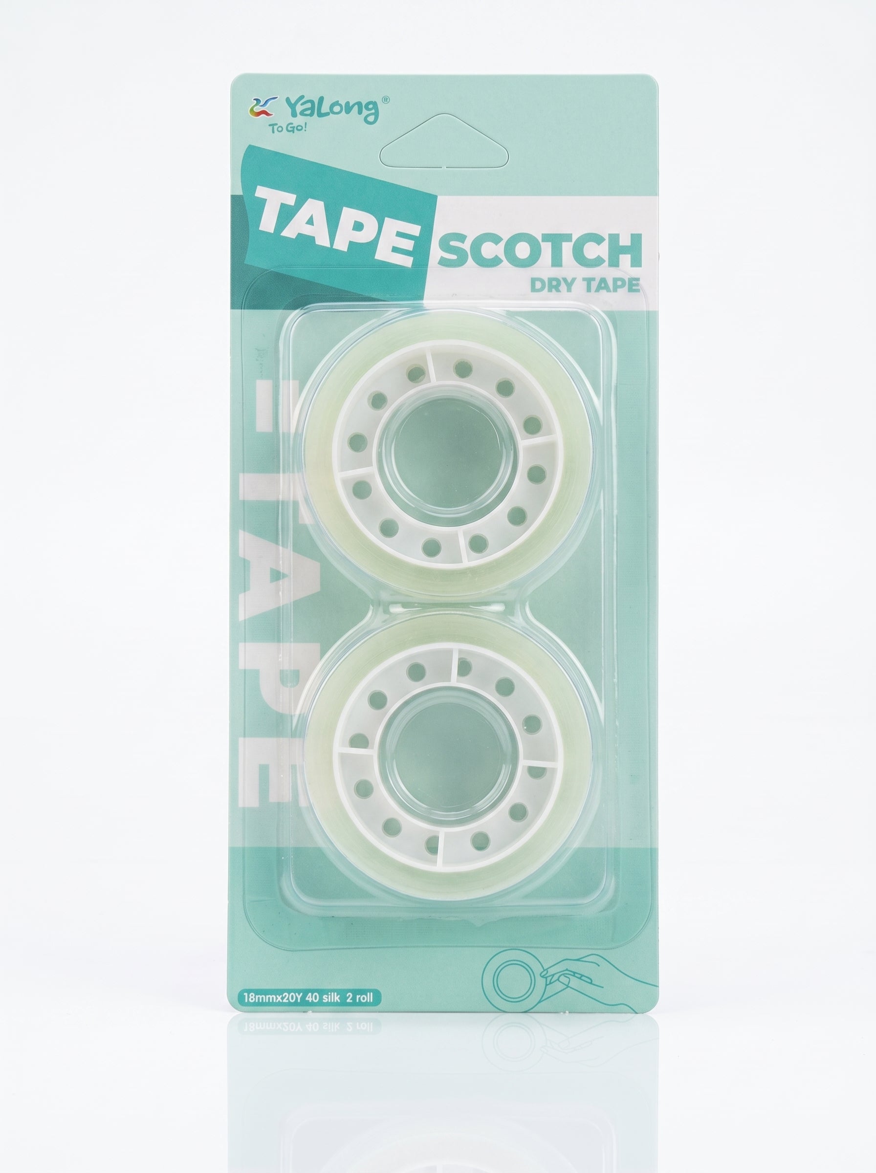 Scotch transparent 1.8 cm – Lot de 2 Rubans Adhésifs Yalong To Go