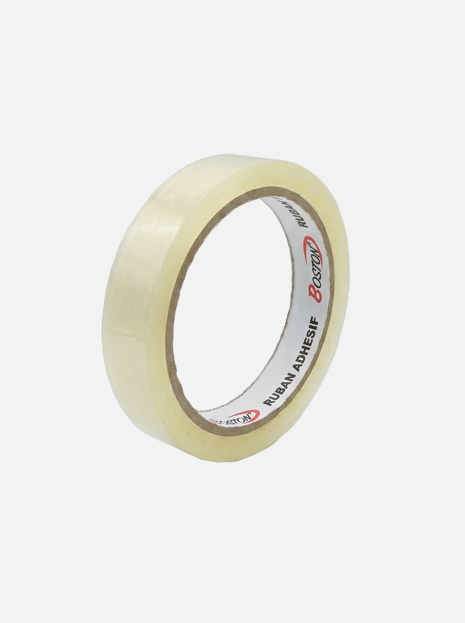 Scotch transparent Boston 18mm en rouleau, idéal comme scotch bureau transparent au quotidien.