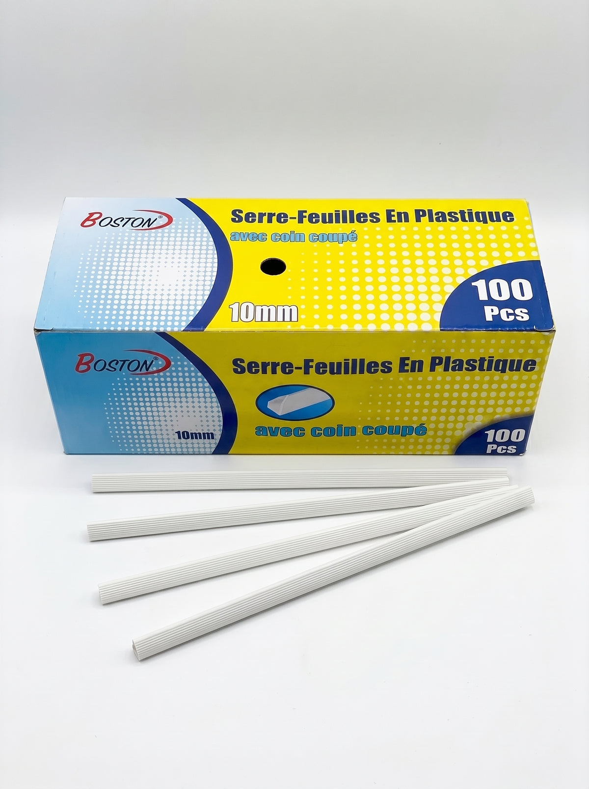 serre feuille A4 10mm (100) - Baguettes de Reliure Pro