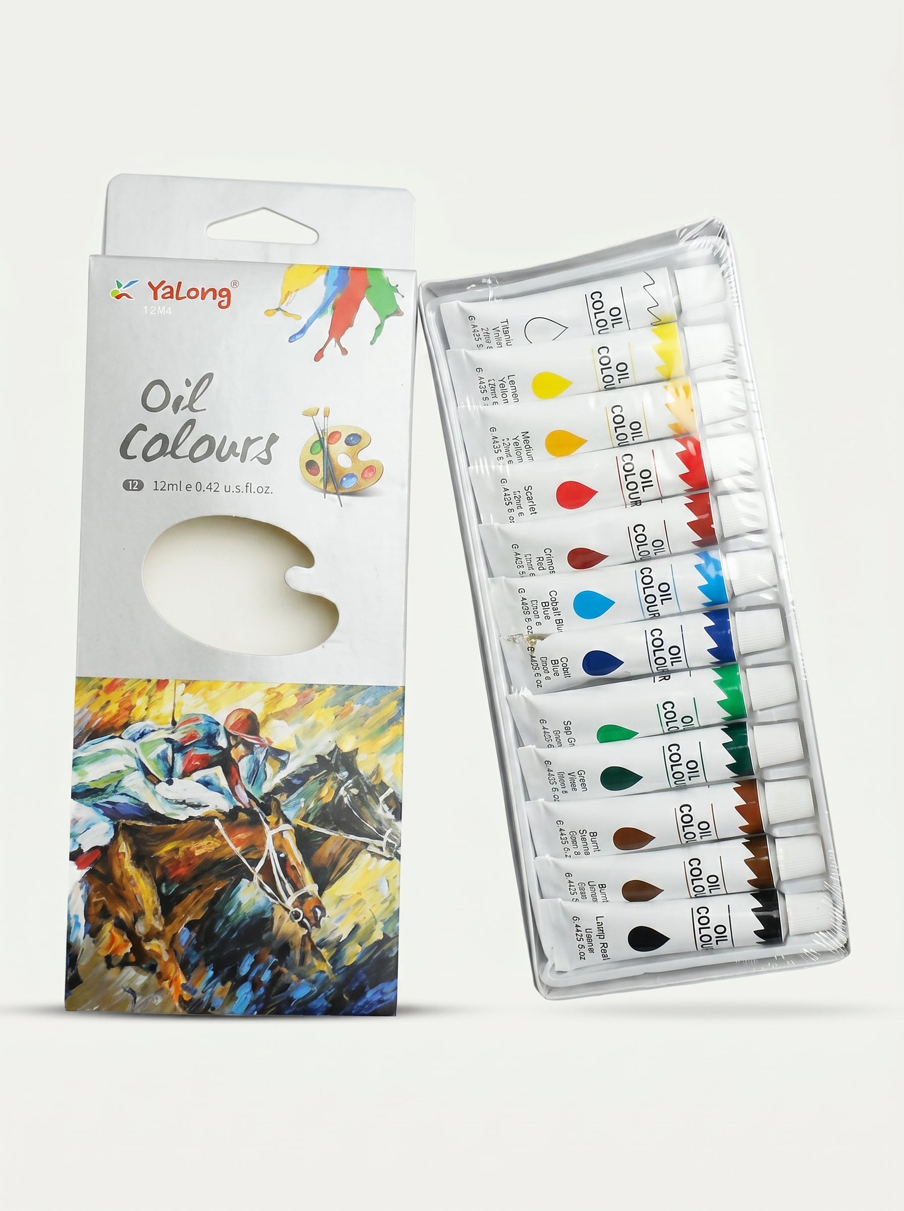 Peinture Gouache à l’Huile Yalong To Go - 12 Tubes de 12ml Image principale du produit