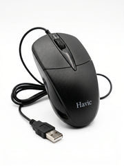 La souris optique avec fil / havic