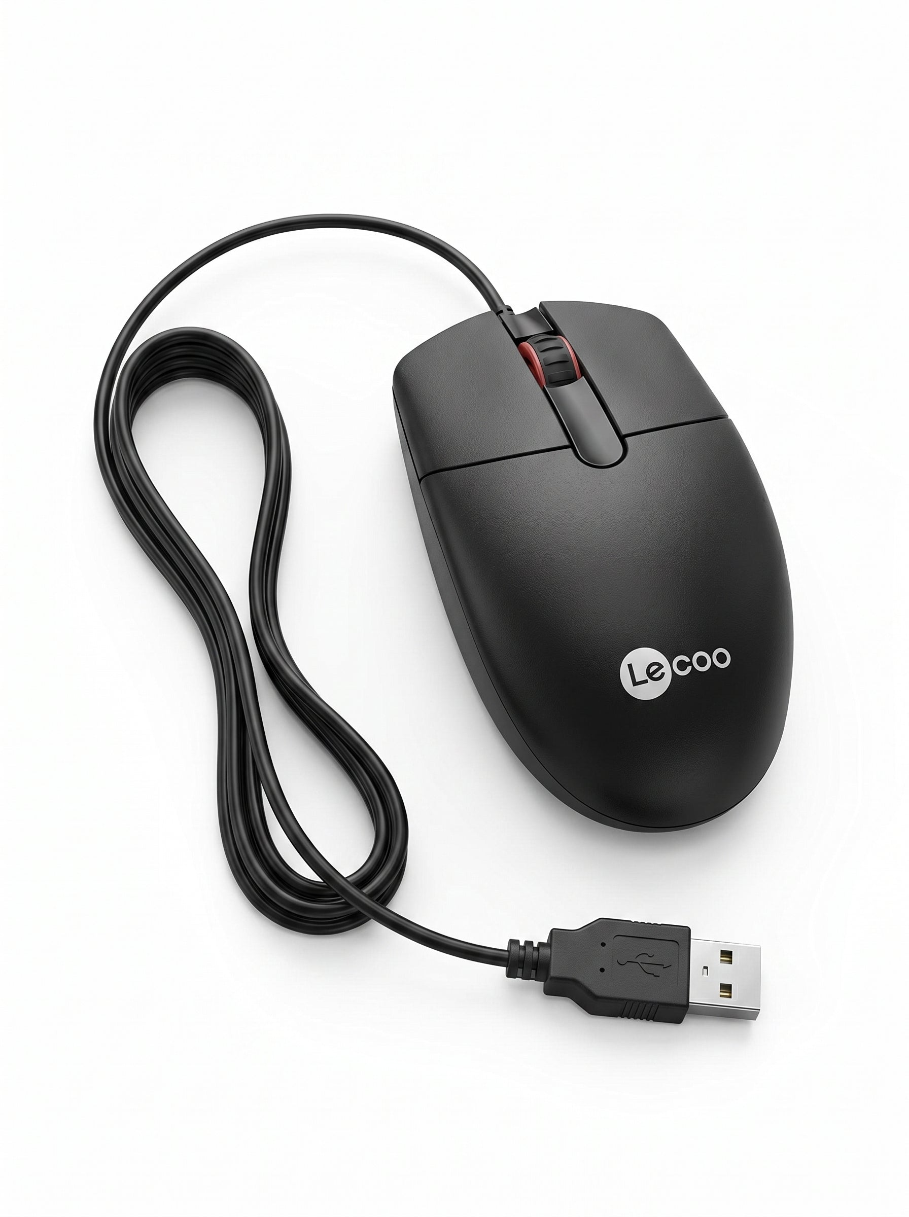 La souris optical mouse avec fil / Lecoo