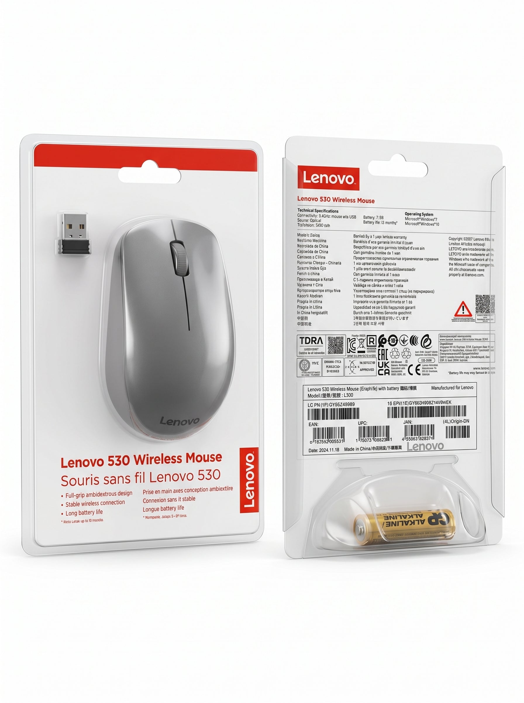 La souris sans fil 530 Wireless Compact Mouse Lenovo