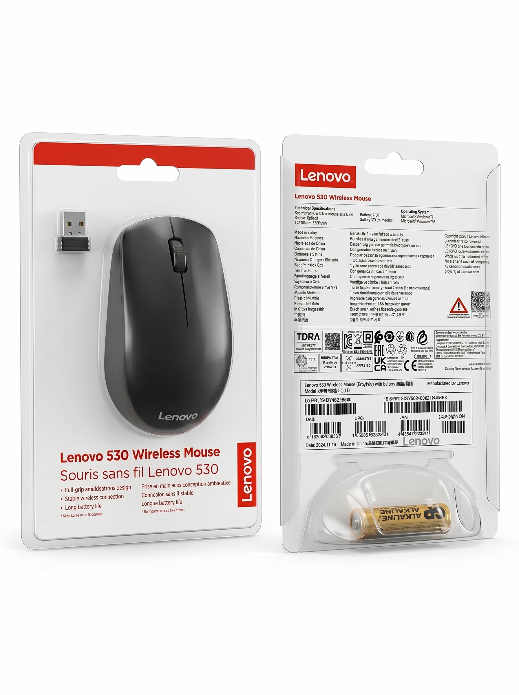 La souris sans fil 530 Wireless Compact Mouse Lenovo