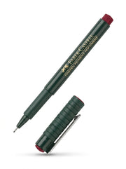 Stylo Finepen Faber-Castell 0.4 mm - Pointe Fine Précision