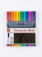 Set de 12 Stylos Feutres de Précision MOBEE – Dessin & Art