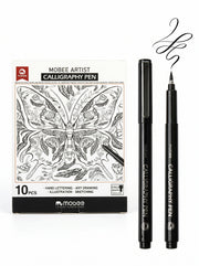 Stylo Calligraphie 10 Pièces MOBEE - Set de Marqueurs de Précision