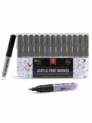 Marker peinture acrylique Mobee 12 pcs – Feutre de qualité supérieure