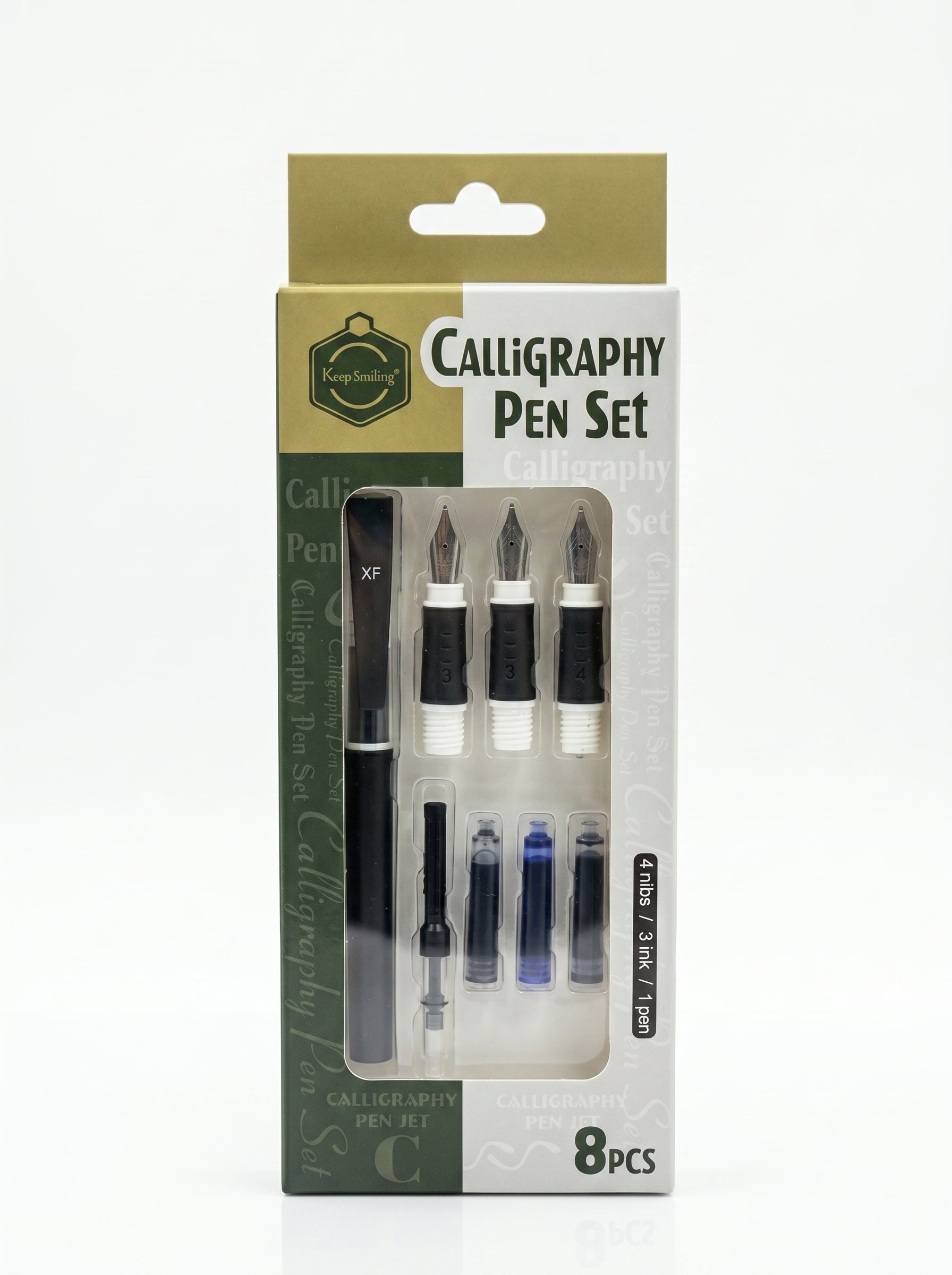 Stylo Calligraphie 8 pcs | Set Économique pour Lettres et Croquis