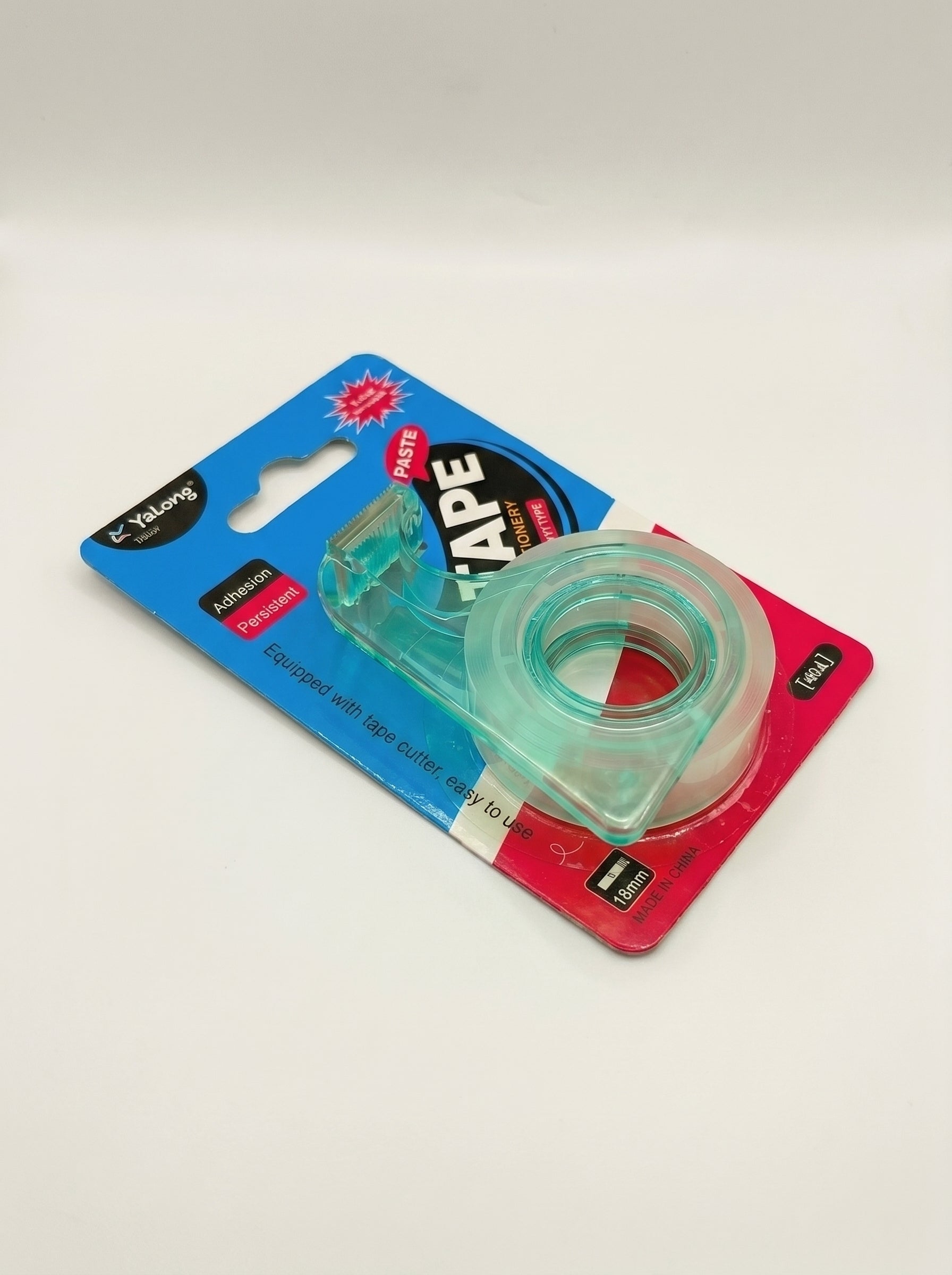 Dévidoir avec Ruban Adhésif Transparent 15mm × 10 Yards