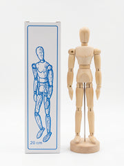 Mannequin d'artiste en bois Topkall - Modèle articulé pour dessin