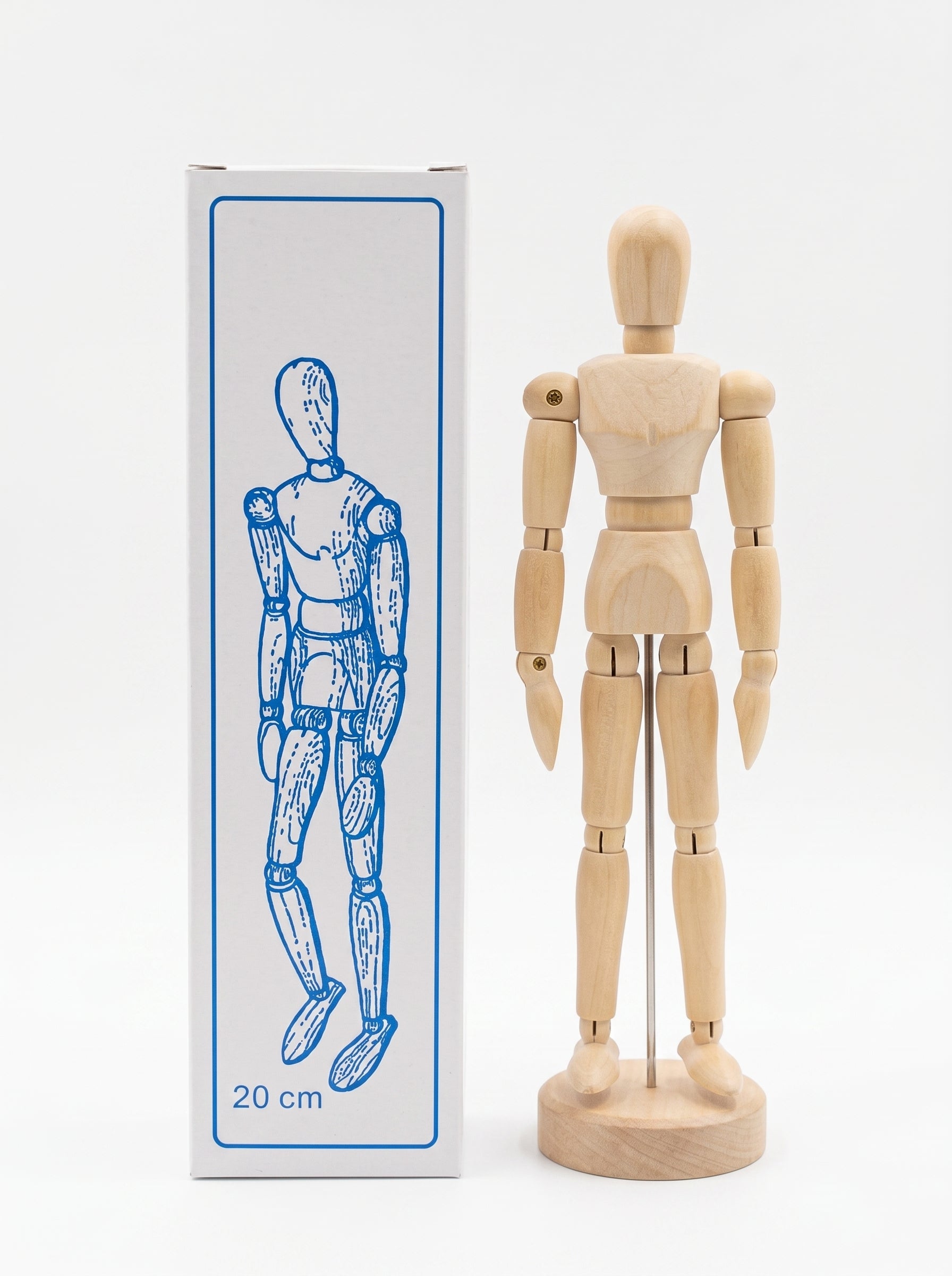 Mannequin d'artiste en bois Topkall - Modèle articulé pour dessin