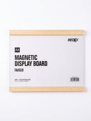 Support Publicitaire A5,A4 et A3 Magnétique - Design Plastique et Bois Élégant