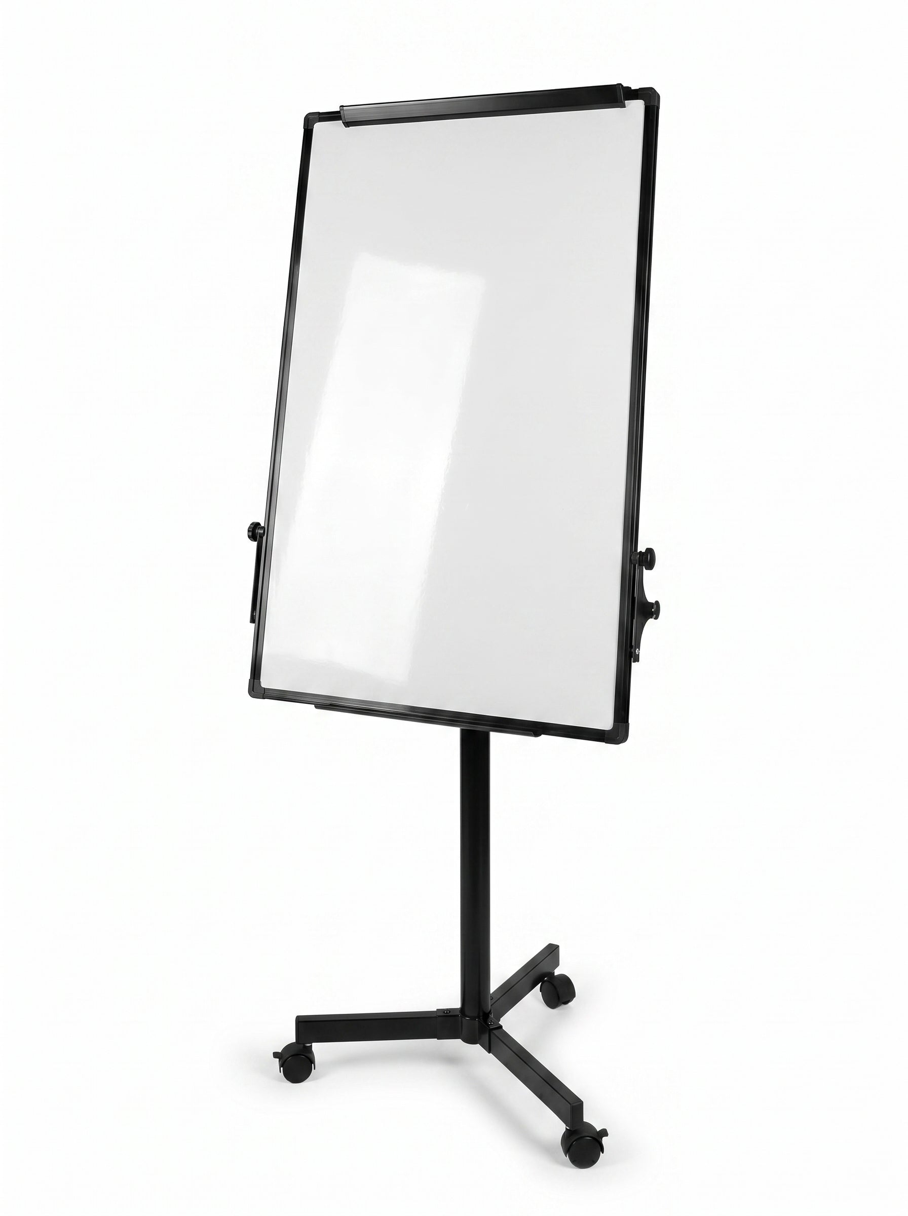 Tableau blanc  Chevalet de conférence à roulettes 70x100 cm