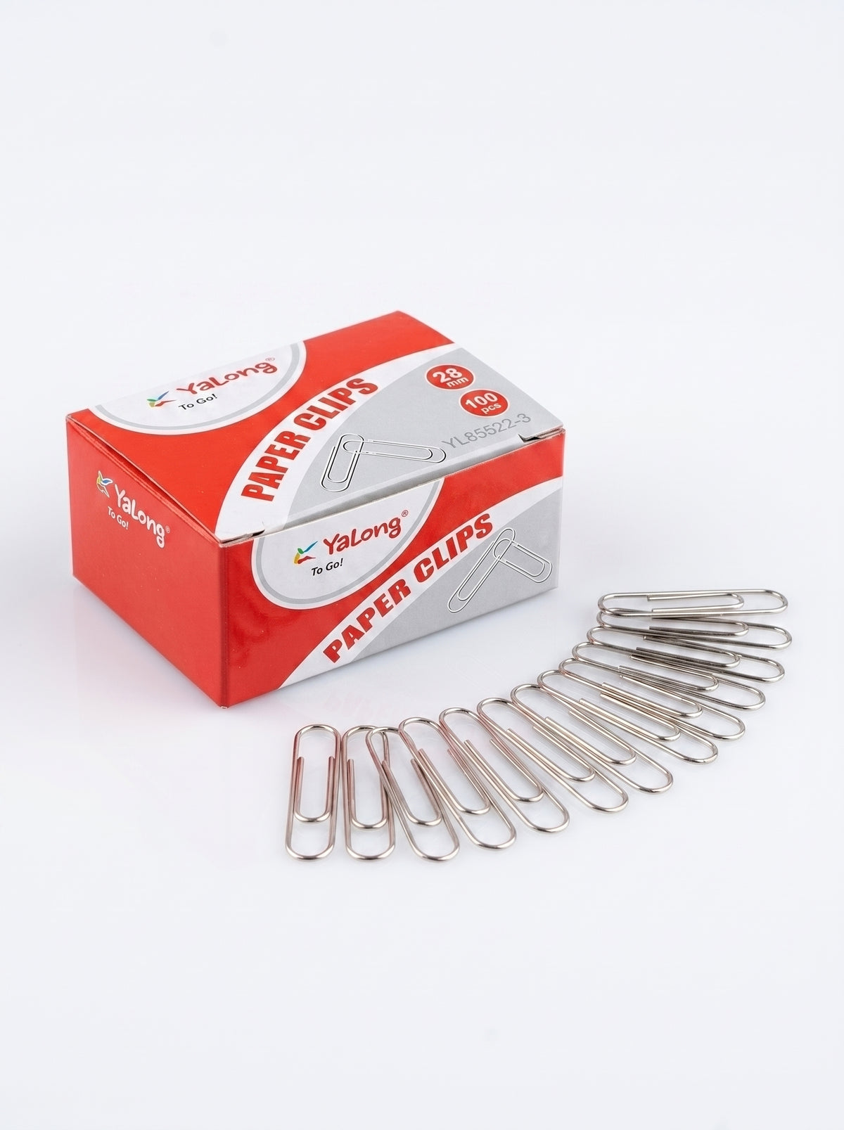 Pack Fournitures : Trombones métal 100pcs 28mm Haute Qualité