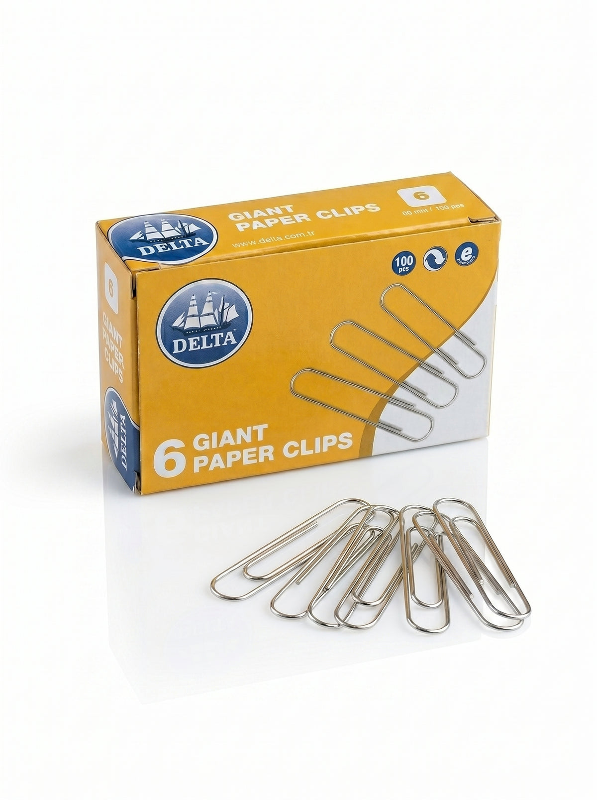 Boîte de trombones 60mm/100pcs- cod 181 - delta - Qualité Pro