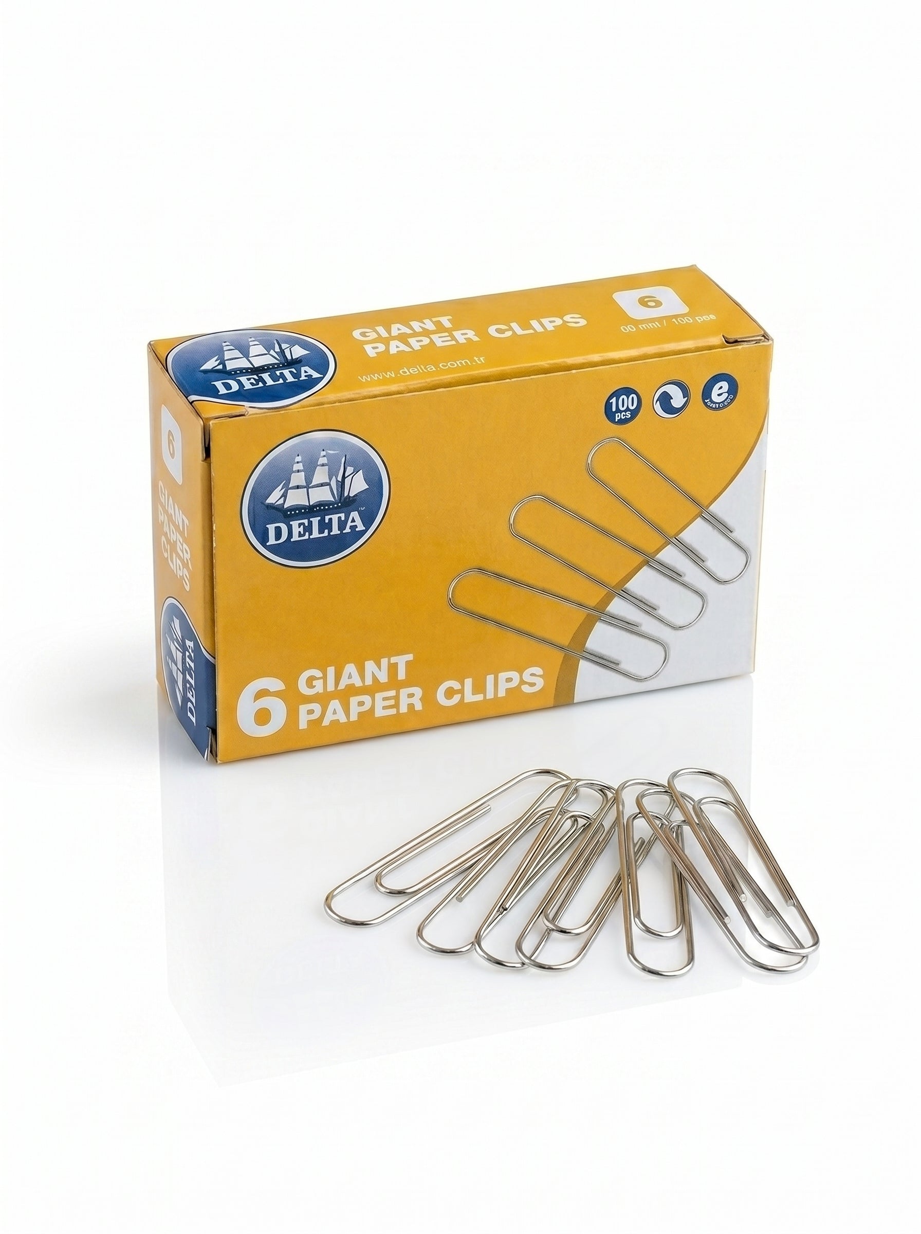 Boîte de trombones 60mm/100pcs- cod 181 - delta - Qualité Pro