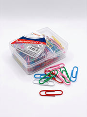 Trombones plastifiés 80pcs Multicolores - Organisation Dossiers