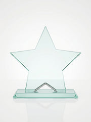 Trophy Verre Forme d'Étoile Pour Bureau Avec Boite