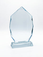 Élégant Trophy verre pour bureau avec boite - Design Cristal