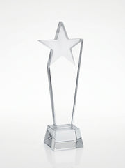 Trophy Verre pour Bureau avec Boite - Trophée Étoile Premium
