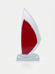 Trophée en Verre pour Bureau avec Boîte