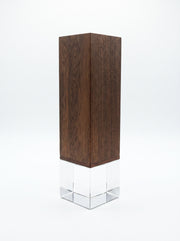 Trophée en Verre et Bois pour Bureau avec Boîte
