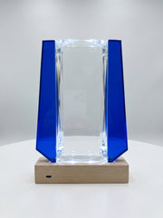 Trophée Verre pour Bureau Lumière avec Boîte -