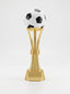 Trophée football doré - Coupe avec Ballon Noir et Blanc